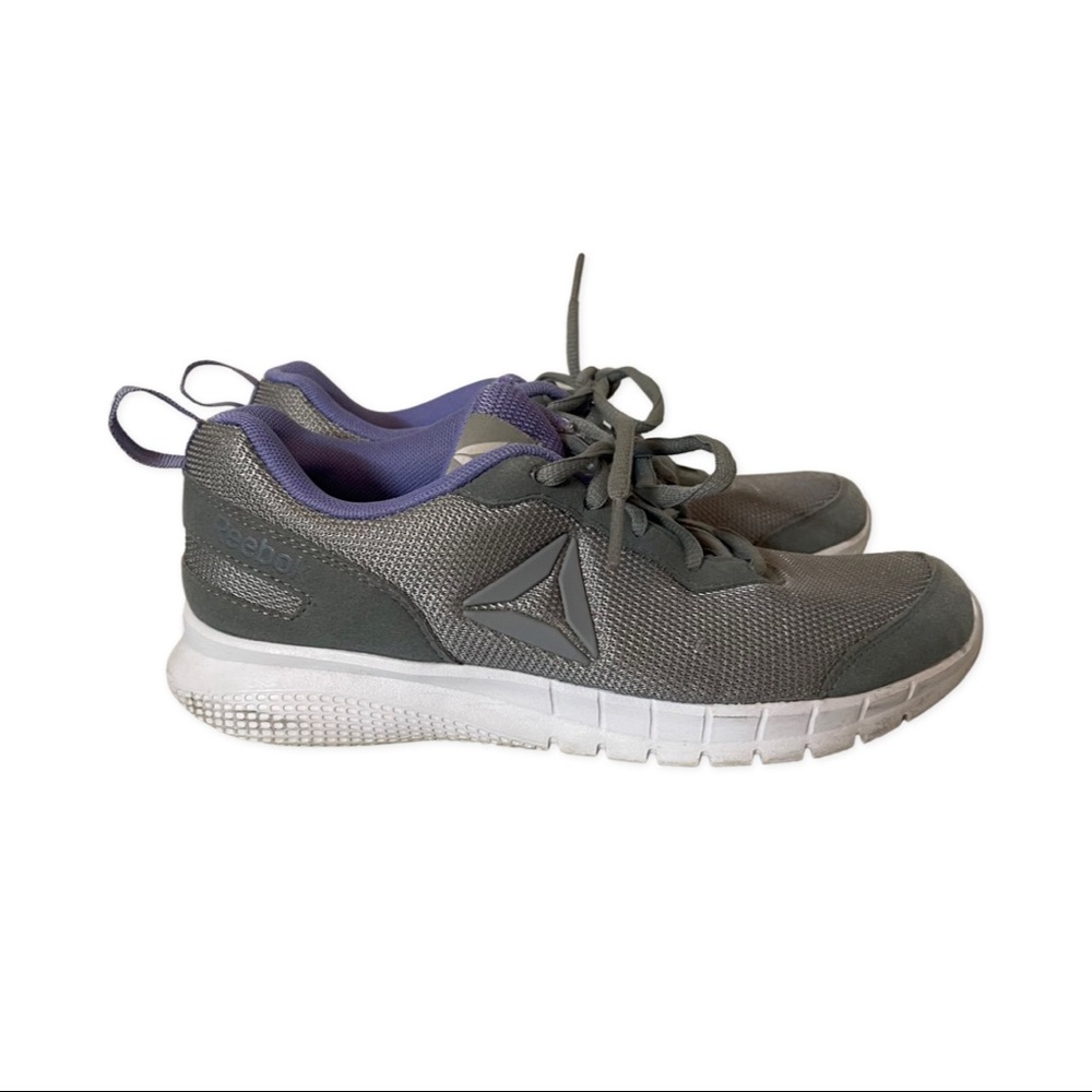 Reebok Sneakers Gray and Purple Size 6